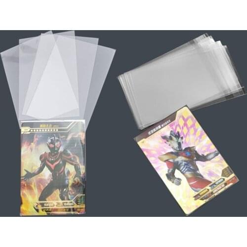 100pcs Card Protection Sleeve Table Game Entertainment Film Transparent Sealing Collection Board Storage Protective Film Tarot
