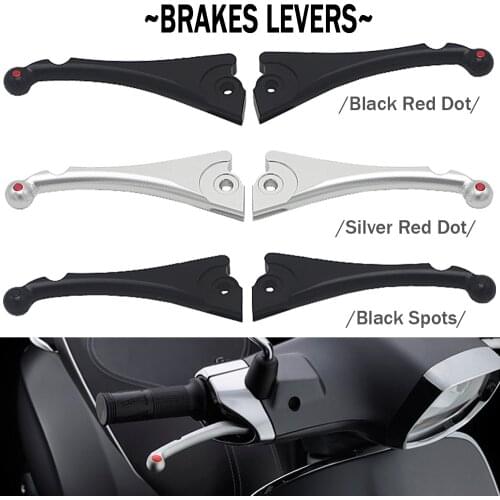 1 Pair Brake Clutch Lever For Vespa S150 LX150 LXV150 PRIMAVERA 150 SPRINT 150 Motorcycles Accessories CNC Aluminum 2017-2019
