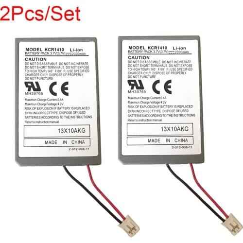 2Pcs 2000mAh Batteria + USB Charger Cable For Sony PS4 Dualshock4 Gamepad Battery Wireless controller Rechargeable Batteries