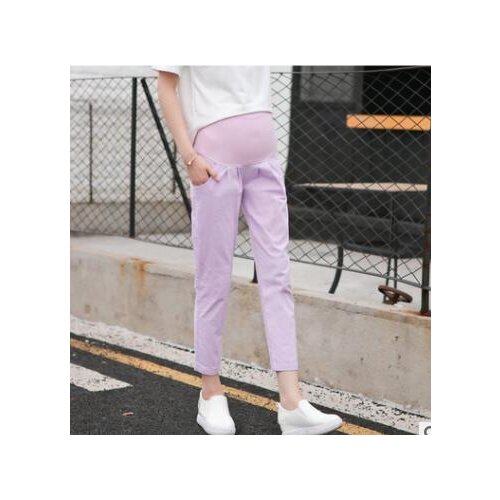 2017 Maternity Fashion Hole Jeans Spring Plus Size Cotton Pregnant Clothing Denim Pants Autumn Large Jeans Trousers