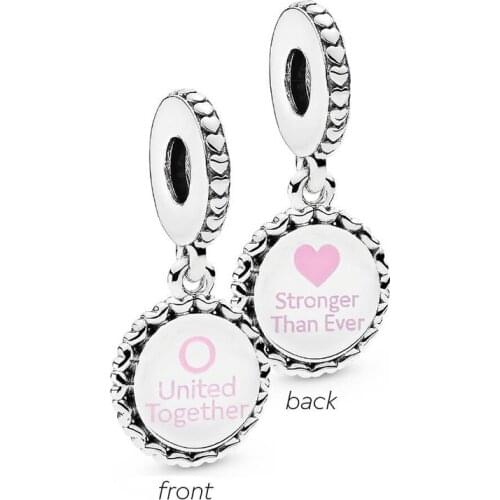 2020 High-quality Sterling Silver 925 Original 1: 1 Stronger Than Ever United Together Charmdiy Women Jewelry Classic Gift