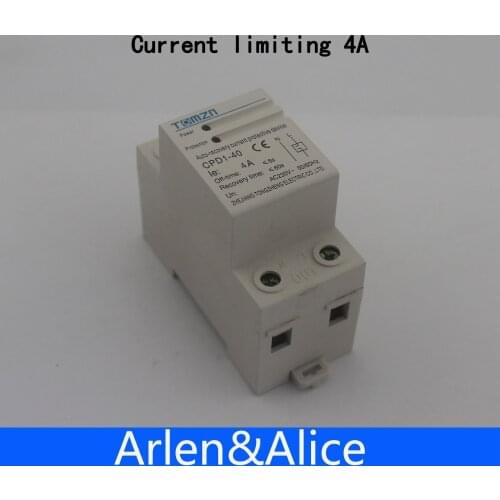 4A 920W 230V 50/60HZ Household Din rail automatic recovery reconnect Current limiting protective device protector