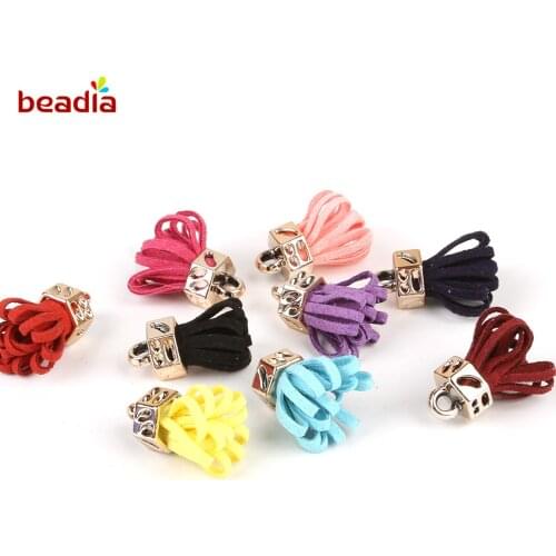 Beadia New Arrvial 10/20 Pcs*Lot 25mm Korean velvet suede multiple Colour Lovely Small Decoration For DIY Supplies accessories