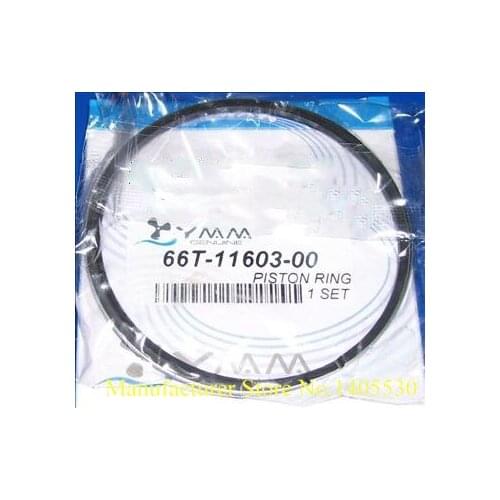 Free shipping outboard motor part piston ring for Yamaha New model 2 stroke 40HP marine boat hooking motor engine 66T-11603-00