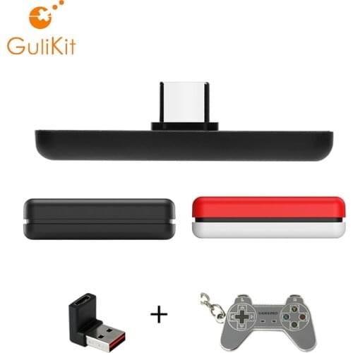 GuliKit NS07 Wireless Bluetooth Audio Type-C USB Transmitter Adapter Transceiver low latency for Switch/Switch Lite/PS4/PC