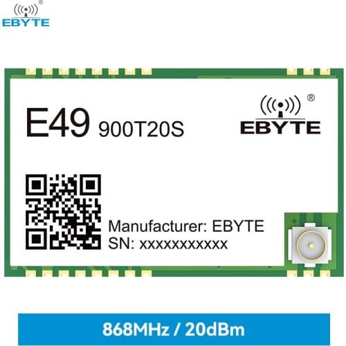 Wireless Data Transmission Module E49-900T20S 20dBm Long Range 2.5km Low Power Consumption IPEX/Stamp Hole Antenna Module