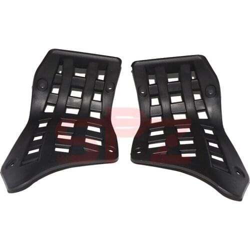 Black pedal fender, splash plate, ATV modified accessories, plastic pedals, a pair of left and right pedals