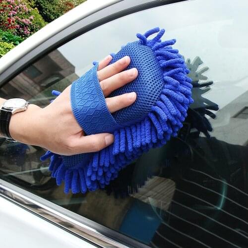 Car Sponge Cleaning Glove for Nissan X-Trail Terrano Qashqai Sentra Altima versa 350z nv200 rogue s13 300zx Almera X-Trail Juke