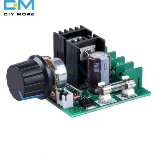 DC 12V-40V 10A PWM DC Motor Speed Control Switch Controller Module Volt Regulator Dimmer 3KHz Frequency Plastic and Metal DIY