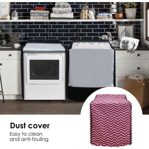 Washer/Dryer Dust Cover Home Family Universal Waterproof Oxford Cloth Cover For Top-loading Or Front-loading Machine