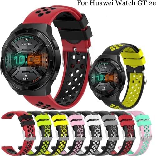 Smart Watch Strap For HUAWEI Watch GT 2e Band Silicone Band Breathable Bracelet Durable Sport Replacement Belt