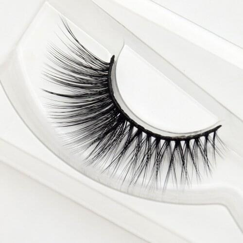 Visofree 3D Faux Silk Eyelashes Winged Silk Eyelashes Cruelty free Reusable Eye Lashes High Quality False Eyelashes makeup SD43