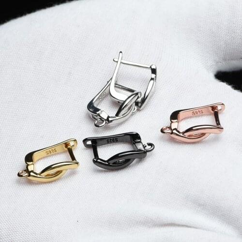 DIY Earrings Handmade Gold/Silver Fashion Note Shape Earring Hooks Accessories For Women Earring Jewelry Making