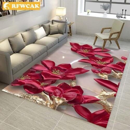 Modern 3D Printed Rectangle Carpet Hallway Doormat Anti-Slip Bathroom Carpets Home Decor Room Absorb Water Kitchen Mat Rug