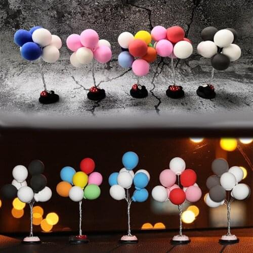 Car Decoration Car Ornaments color Mini Console Car Interior Supplies Balloon