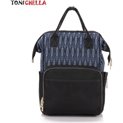 Mummy Maternity Nappy Bag Large Capacity Fashion Plaid Travel Backpack Designer Nursing Baby Care Stroller Hanging Bags CL5444