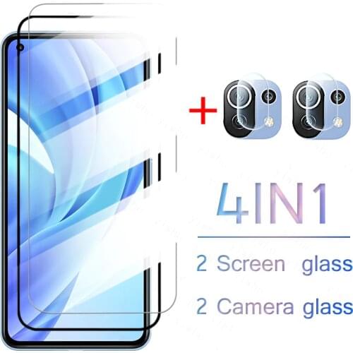 4 in 1 safety tempered glass for xiaomi mi 11 lite protective glass for xiaomi mi 11lite 11i camera screen protector lens film