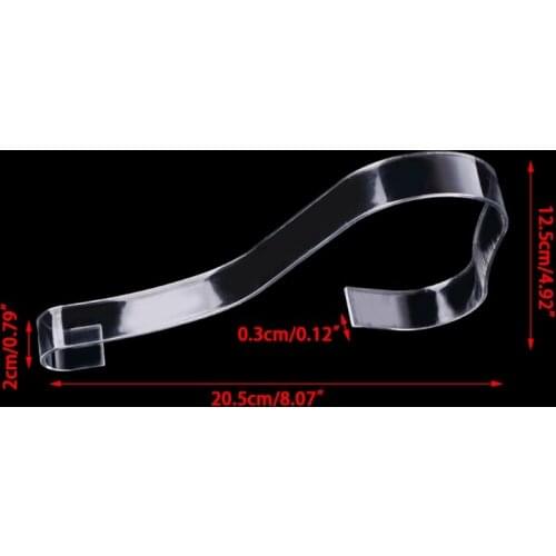 Clear Acrylic Shoes Display Rack Stand Shoes Store Holder Plastic Hanging Hook 85AC