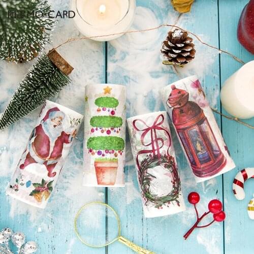 10cm*5m Colorful Christmas series Kawaii washi tape DIY decoration scrapbooking planner masking tape adhesive tape