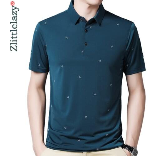 2020 Short Sleeve Polo Tee Shirt Men Casual Summer Luxurious Mens Clothing Polos Shirts Mens Fashion Slim Fit Poloshirt 60420