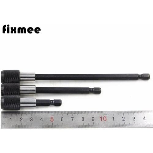 1/4" 3PCS Impact Drive Shank Chuck AdaptQuick Change Holder Hex Bit Drill Chuck Adapter Chrome Vanadium Steel Hex Shank Adaptor