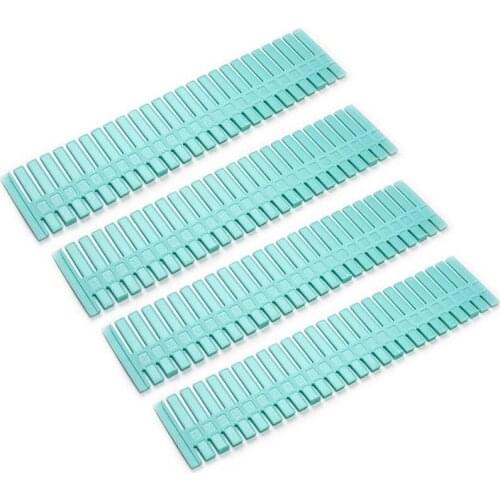4pcs Plastic DIY Grid Drawer Adjustable Separator Divider Cabinet DIY Grid Household Necessities Storage Organizer Tools
