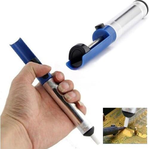Aluminum Metal Desoldering Pump Suction Tin Soldering Sucker Pen Removal Vacuum Soldering Iron Desolder Tools