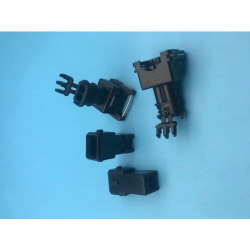 Free shipping 5 pcs EV1 Fuel Injector Plug Car Waterproof 2 Pin way Electrical Wire Connector Plug automobile Connectors