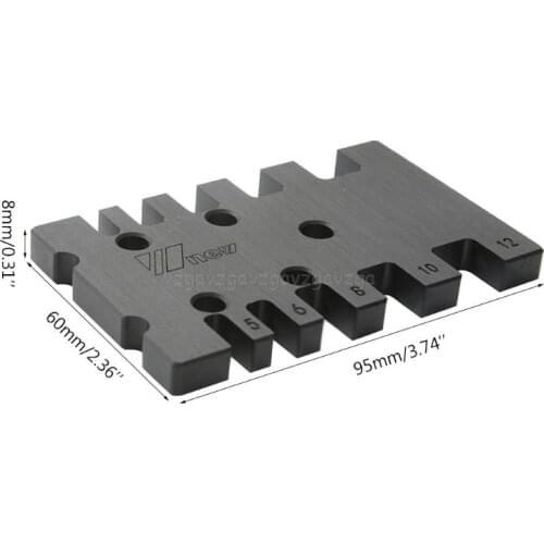 Woodworking Tenon Gauge Template Track Miter Mortise Dovetail Maker Jig Block D20 19 dropship