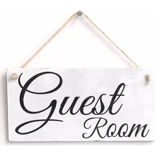Meijiafei Guest Room - Vintage Sign/ Plaque 10"x5"