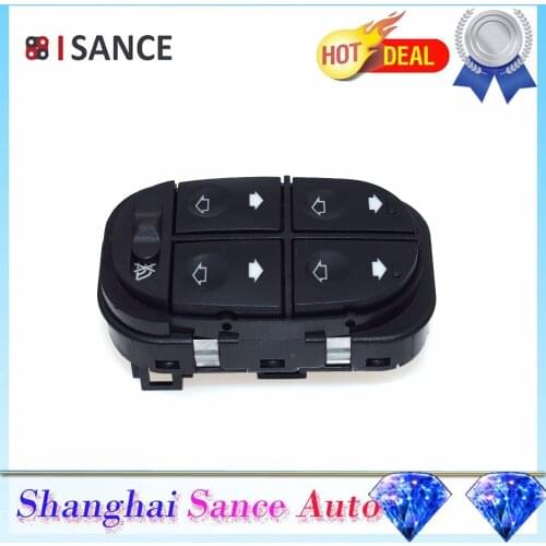 ISANCE Left Master Power Window Control Switch 93BG-14A132-AB 93BG14A132AB For Ford Mondeo MK1 -MK2 1993 TO 2000