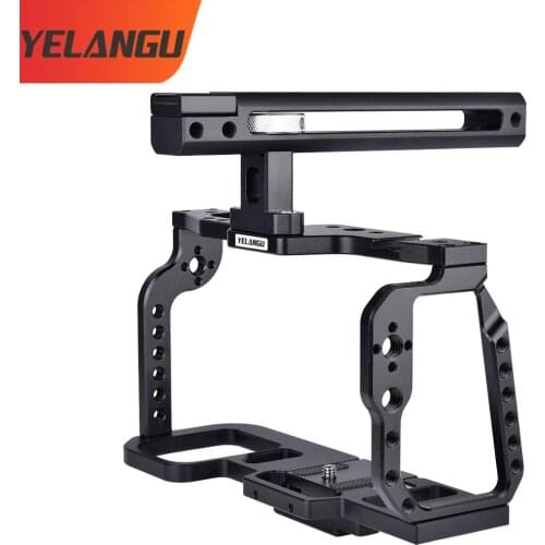 DSLR Camera Cage with Top Handle Grip For BMPCC 4K/6K DSLR Cage Camera Cage