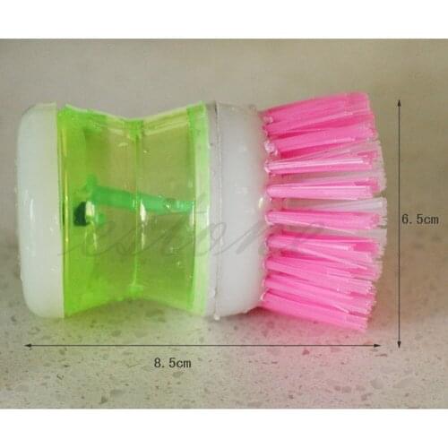 Kitchen Wash Tool Pot Pan Dish Bowl Palm Brush Scrubber Cleaning Cleaner Hot