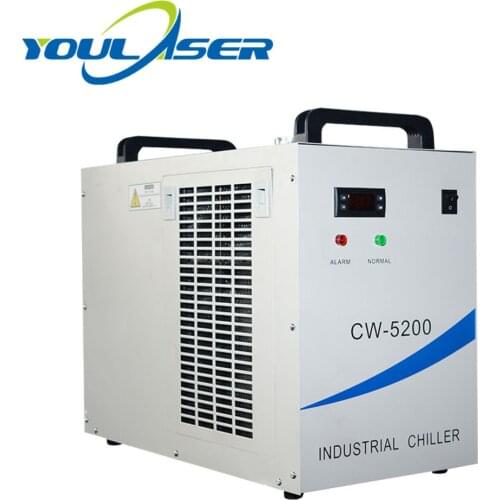 220V CW-5200AG Laser Water Chiller for Cooling A Single 150W or Dual 100W CO2 laser tubes