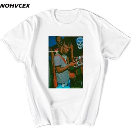 Fashion T Shirts Mens Lil Uzi Vert 100% Cotton O Neck T-Shirt Cool Funny Graphic Printed T Shirts