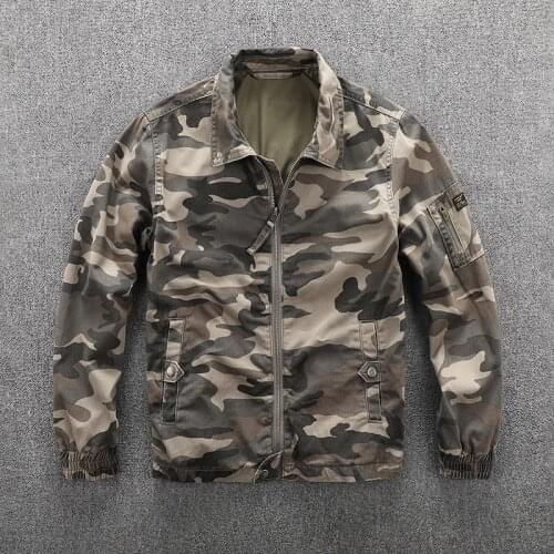 Winter 2021 new mens jacket cotton European and American youth jacket loose long-sleeved jacket mens trend retro clothes