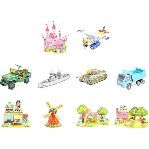 N7ME DIY Puzzle Tilting Cart Model Creative Off-road Vehicle Puzzle Build Model