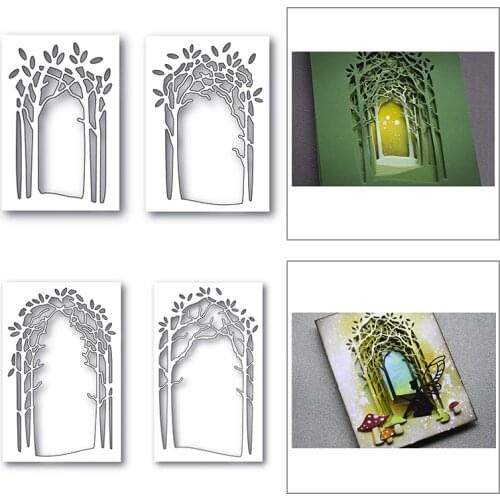2020 New Plants Tree Branches Metal Cutting Dies For DIY Cut Paper Craft Making Background Album Card Scrapbooking NO Stamps