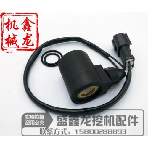 PC120-6/ PC60-7 Komatsu excavator fittings solenoid valve coil Yuchai 60-6 coil