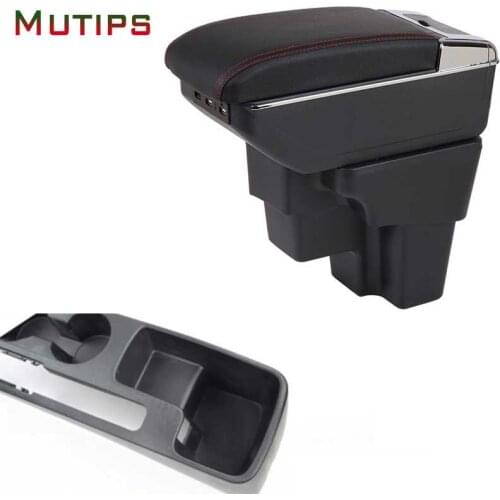 Mutips For Kia Rio GT armrest box car styling arm rest USB storage box center console decoration accessories interior parts 2020