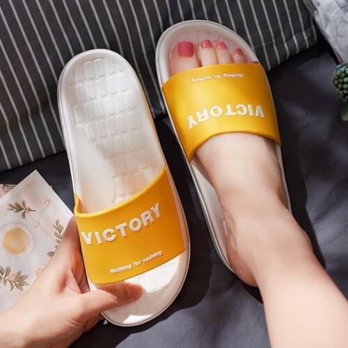 Slipper Home Female Bathroom PVC Bath Room Non-slip Couple Cute Cartoon Home Shoes Man Mens Shoes Mens Slippers