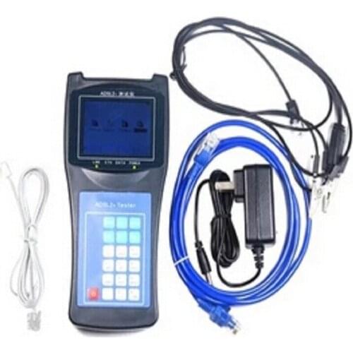 High Precision ADSL2+ Tester ADSL Meter Measuring Broadband Traffic With DMM Function High Quality WAN LAN PING Meter