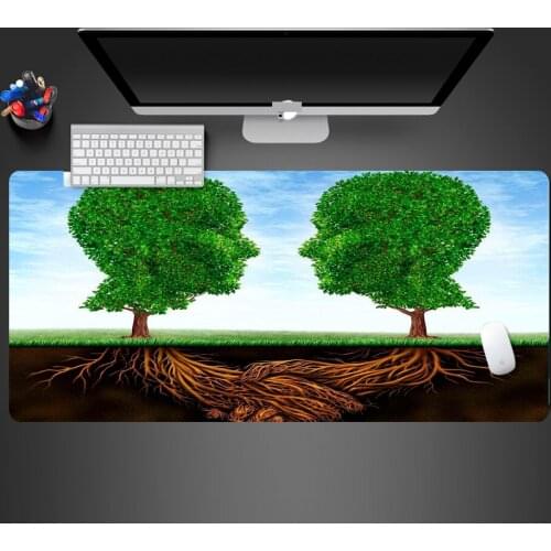 Green Plant Mouse Pad Advanced Game Rubber Pad PC Computer Keyboard Mouse Game Table Mat Best Selling Gamers Mouse Pad