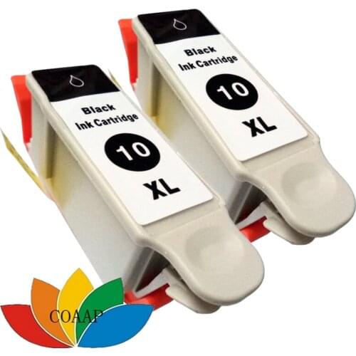 2x Black Compatible Kodak 10 Ink Cartridge For Kodak ESP 5220/5230/5250/7250/9250 Printer