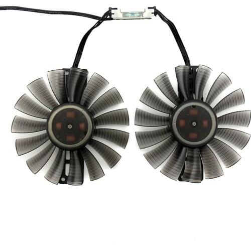 2PCS/Set Palit GeForce GTX 1060 Super JetStream GPU Cooler 90MM Fan Gainward GeForce GTX1060 Graphics Cards as replacement