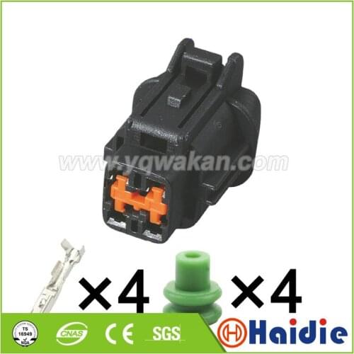 Free shipping 2sets 4pin sumitomo black female waterproof plug automotive wire connectors cable connector 6185-1169