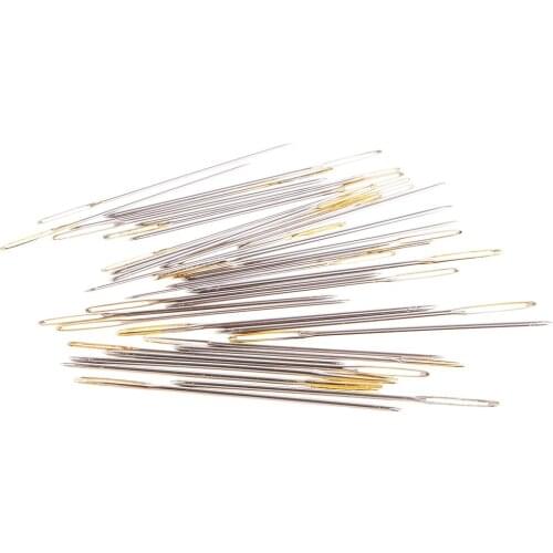 30Pcs Embroidery Fabric Cross Stitch Needles Tapestry Darning Needles Needlework Tool Size 22 24 26