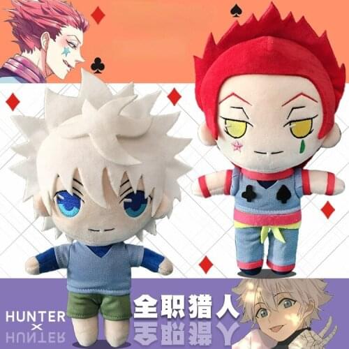 Anime Hunter X Hunter Plush Doll Toy Hisoka Killua Zoldyck Cute Soft Stuffed Pillow Kids Gift 20cm 6 Inch