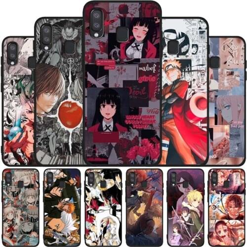 Anime Manga Cartoon Japanese Black Soft Phone Case For Samsung A10 A20 A30 A40 A50 A70 A21 A31 A51 A71 A41 A32 A42 S52 A72