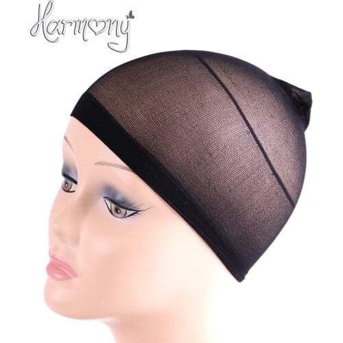 Free shipping! 30 pcs/Lot NEW Deluxe wig cap Wig Cap Stretchable Elastic Hair Net Snood Wig Cap Hairnet Hair Mesh